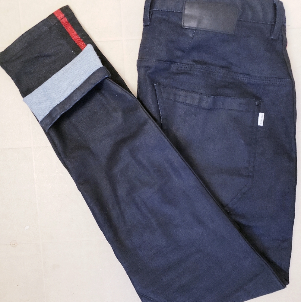 NWOT 34 Nena & Pasadena (NXP) track strip jeans